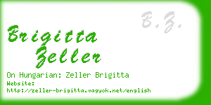 brigitta zeller business card
